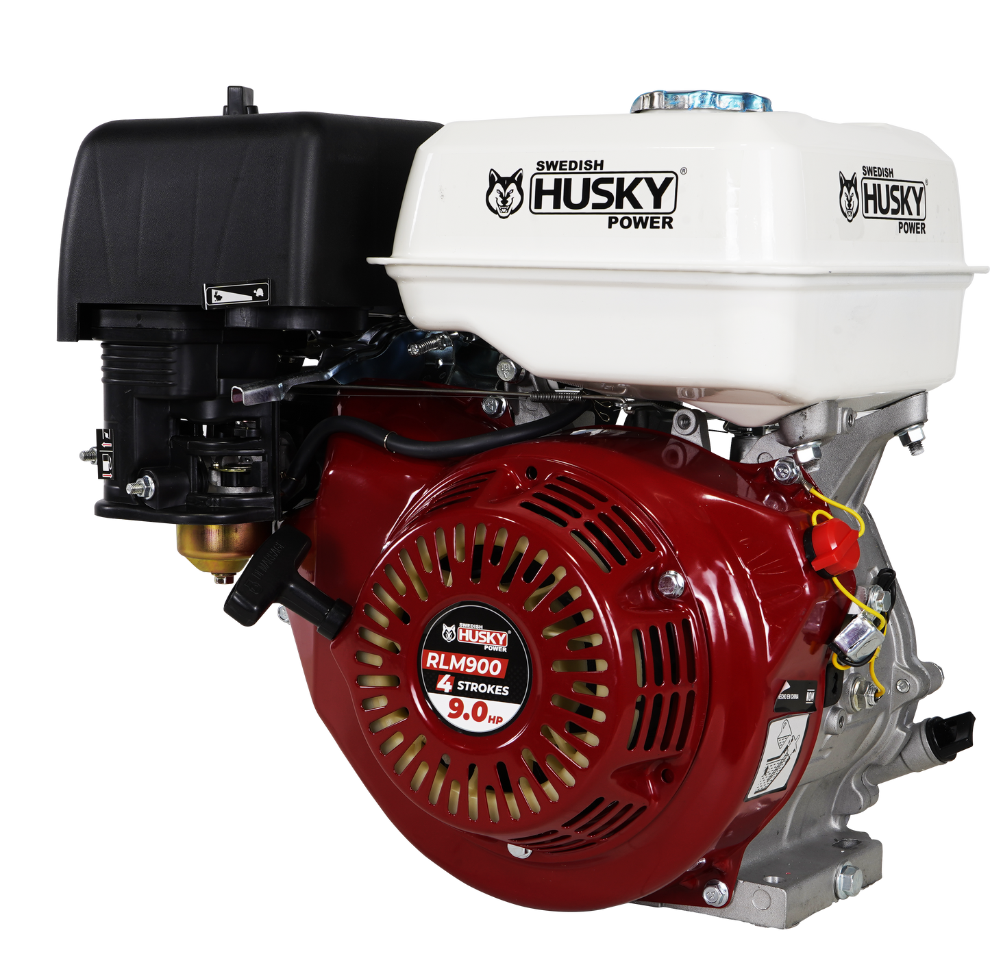 Motor A Gasolina 270cc 9 Hp Flecha Cuñero Arranque Manual Husky RLM900