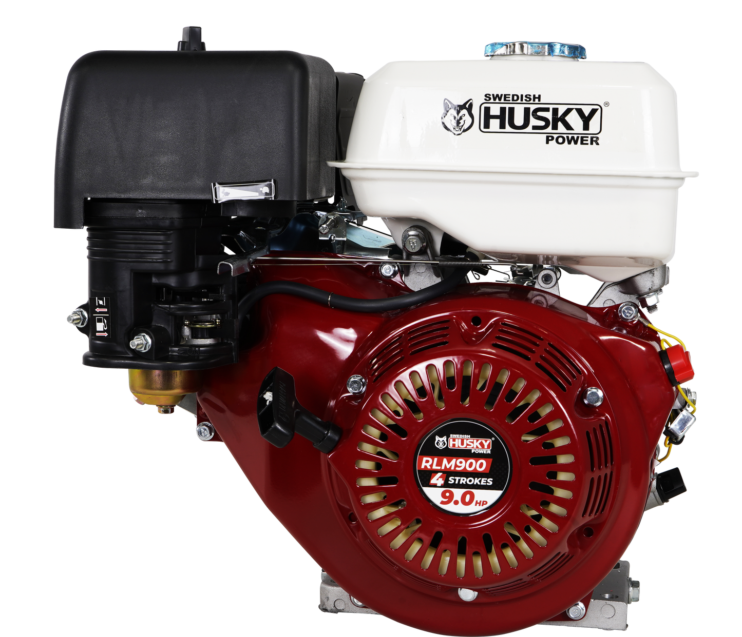 Motor A Gasolina 270cc 9 Hp Flecha Cuñero Arranque Manual Husky RLM900