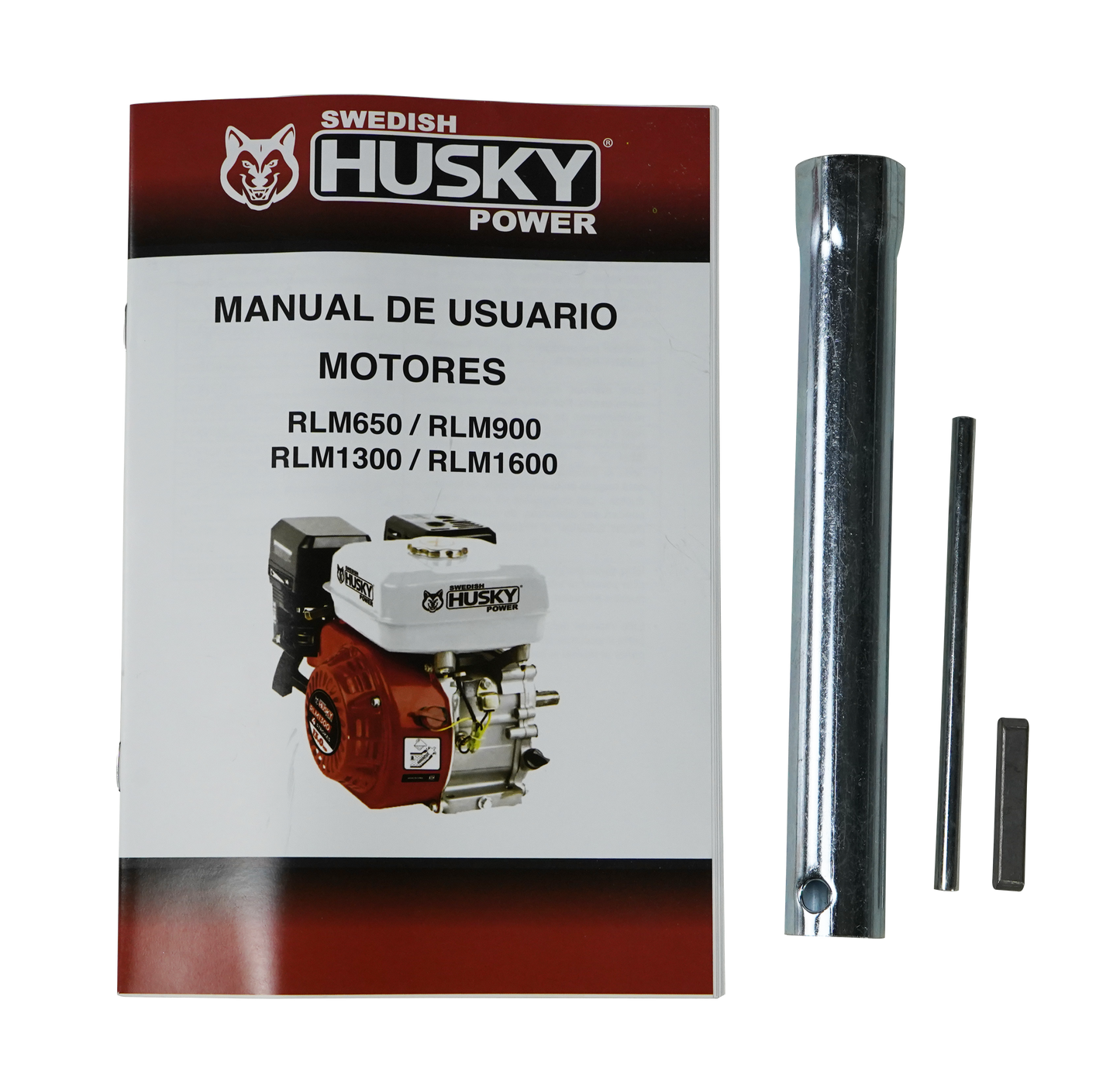 Motor A Gasolina 270cc 9 Hp Flecha Cuñero Arranque Manual Husky RLM900