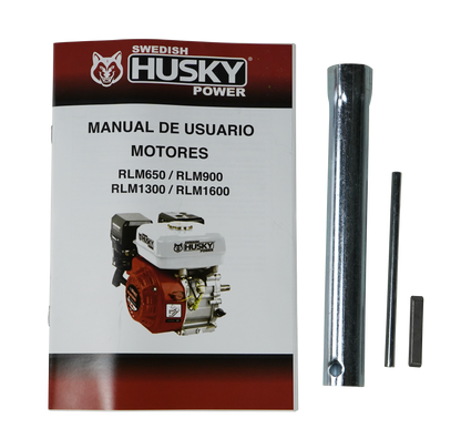 Motor A Gasolina 270cc 9 Hp Flecha Cuñero Arranque Manual Husky RLM900