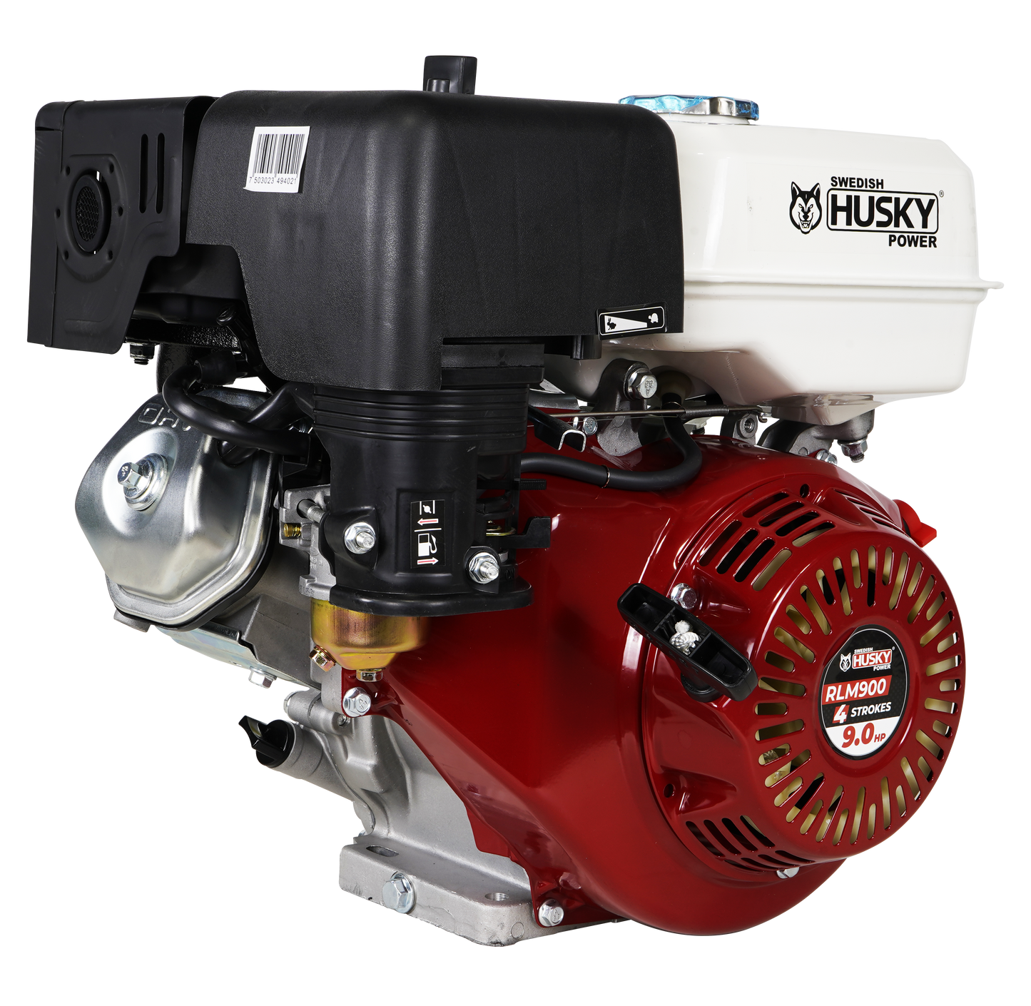 Motor A Gasolina 270cc 9 Hp Flecha Cuñero Arranque Manual Husky RLM900