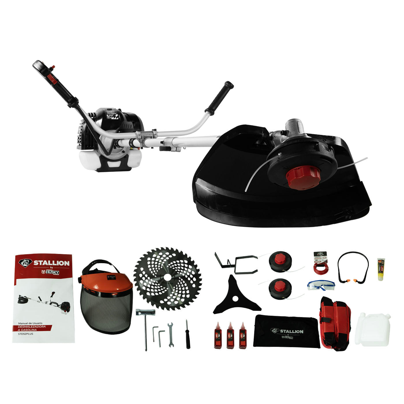 Desbrozadora Desmalezadora Recta 2 Tiempos 52cc 2hp STALLION STD52PLUS