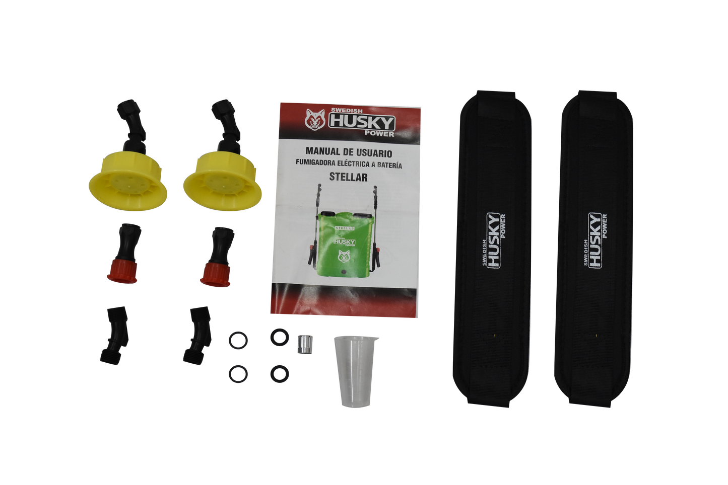 Fumigadora Aspersora 2 Varillas 18L Eléctrica 12V Bateria Recargable Husky STELLAR