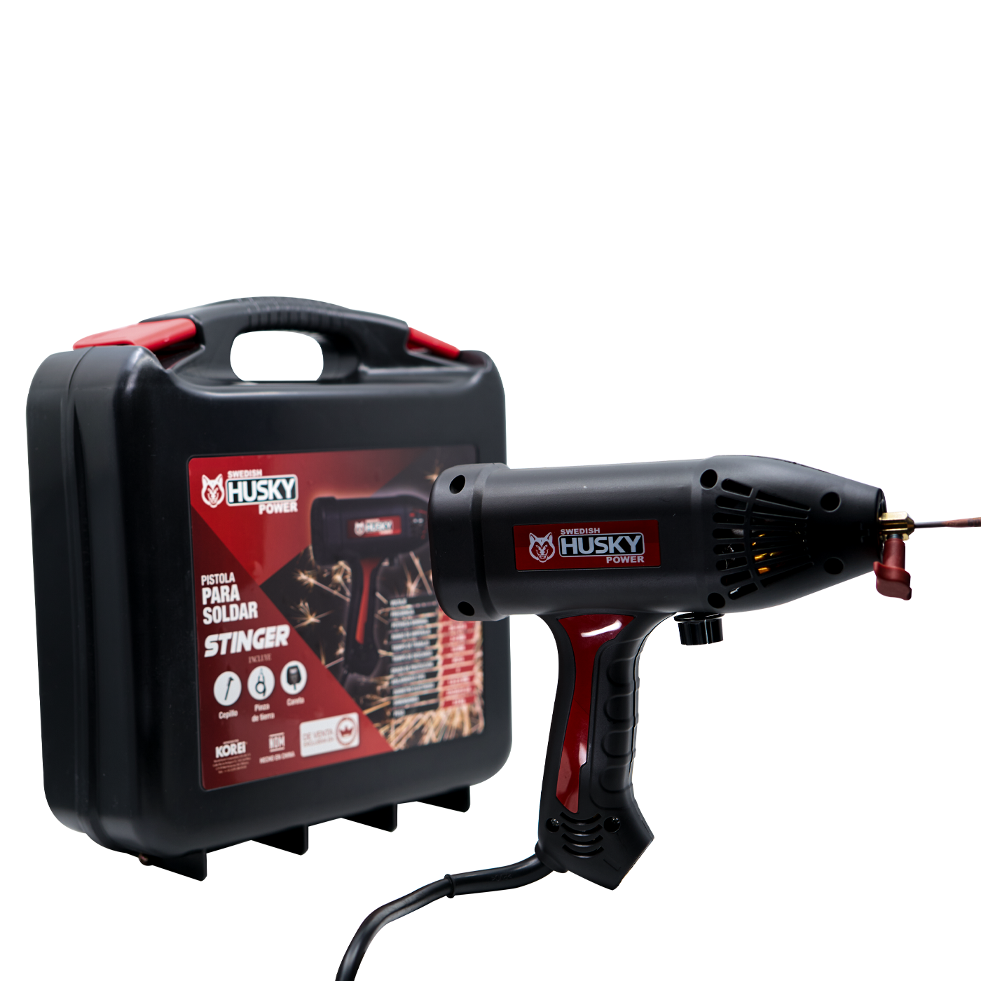 Soldadora Inverter Pistola Digital 120A 127V Husky Power STINGER