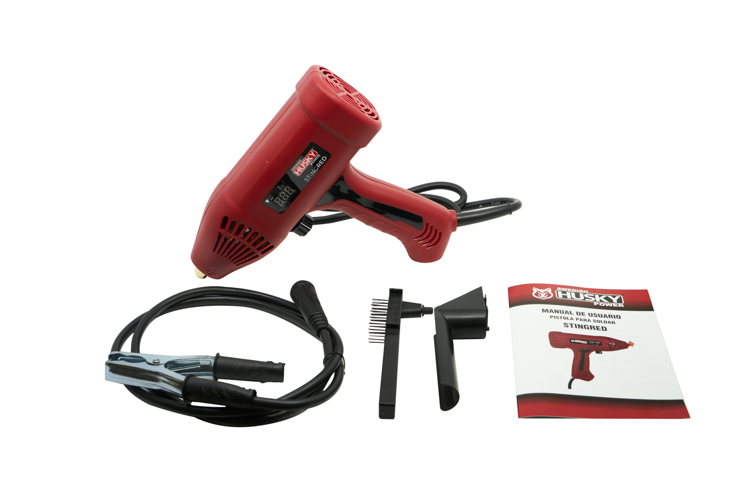 Soldadora Inverter Pistola Digital 120A 127V Husky Power STINGRED