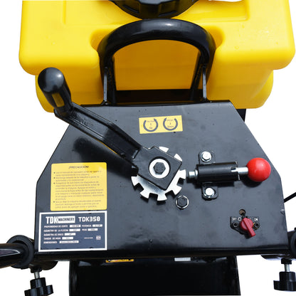 Cortadora De Piso Para Concreto Con Motor A Gasolina De 6.7Hp Para Discos De 14" TDK TDK350-KR67