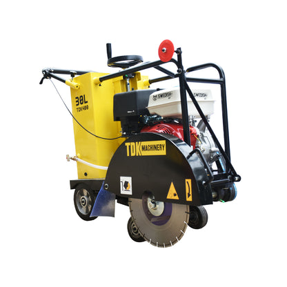Cortadora De Piso Para Concreto Con Motor A Gasolina De 13Hp Para Discos De 14" TDK TDK400-HK13
