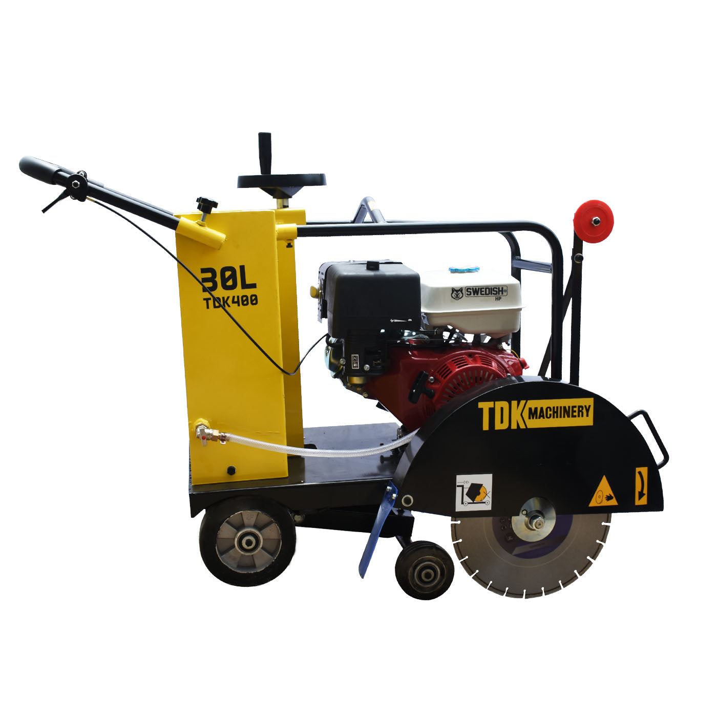 Cortadora De Piso Para Concreto Con Motor A Gasolina De 13Hp Para Discos De 14" TDK TDK400-HK13