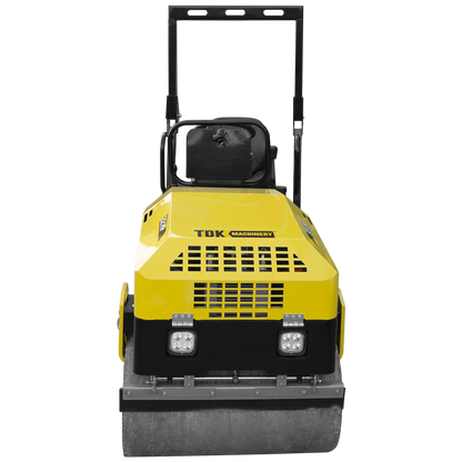 Rodillo Vibratorio Motor A Gasolina 22 Hp Hombre A Bordo Direcion Hidraulica TDK- TDKR1200
