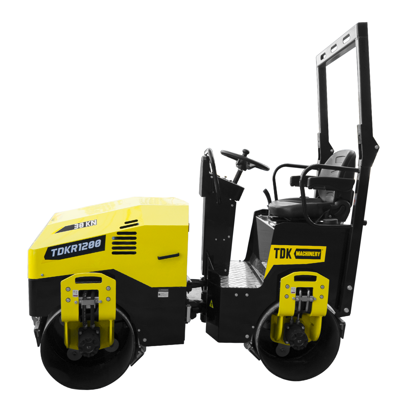 Rodillo Vibratorio Motor A Gasolina 22 Hp Hombre A Bordo Direcion Hidraulica TDK- TDKR1200