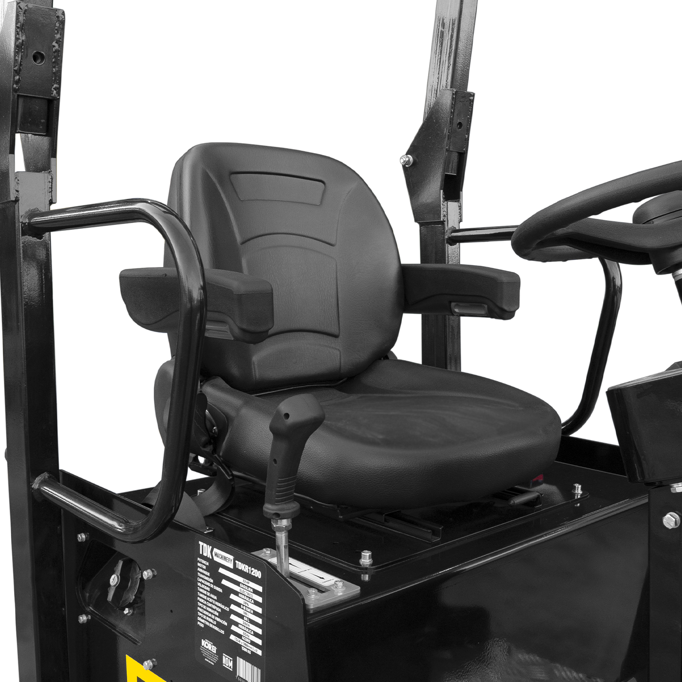 Rodillo Vibratorio Motor A Gasolina 22 Hp Hombre A Bordo Direcion Hidraulica TDK- TDKR1200