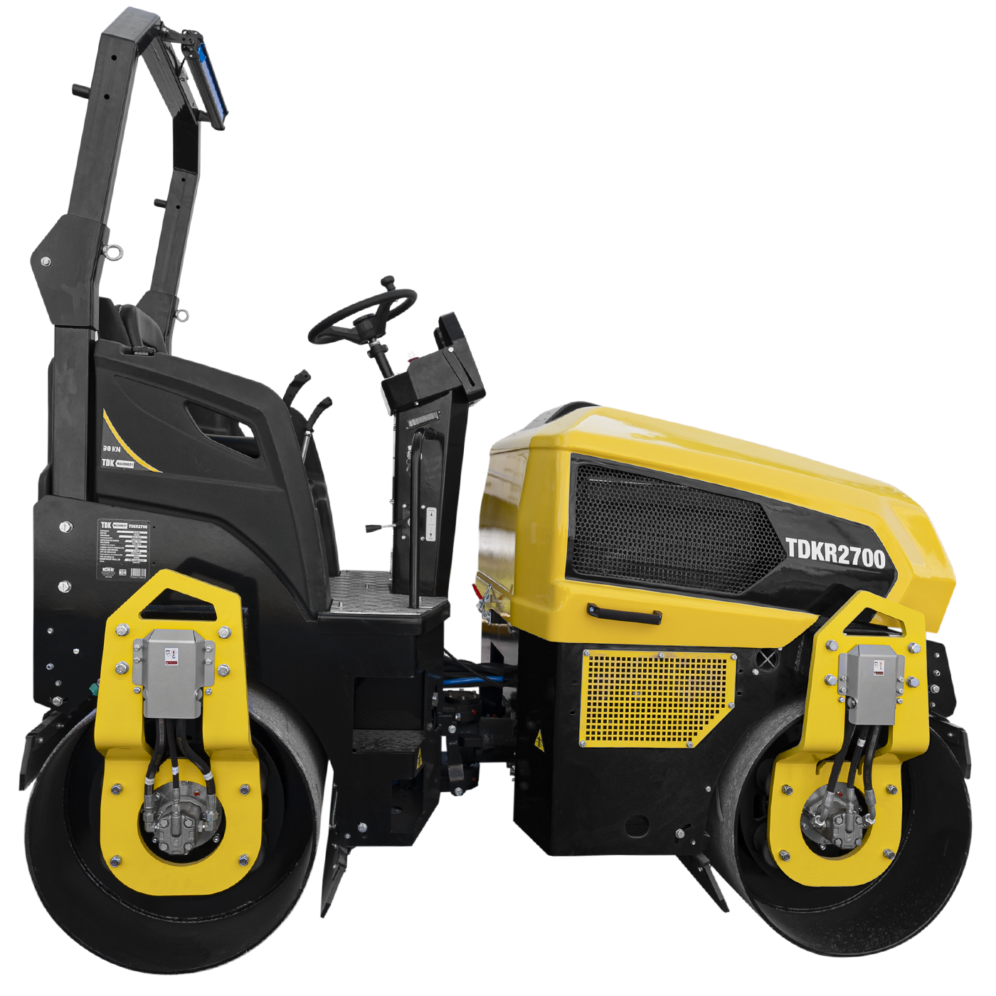 Rodillo Vibrador Motor A Diesel De 35.5 Hp Hombre A Bordo Direccion Hidraulica TDK - TDKR2700