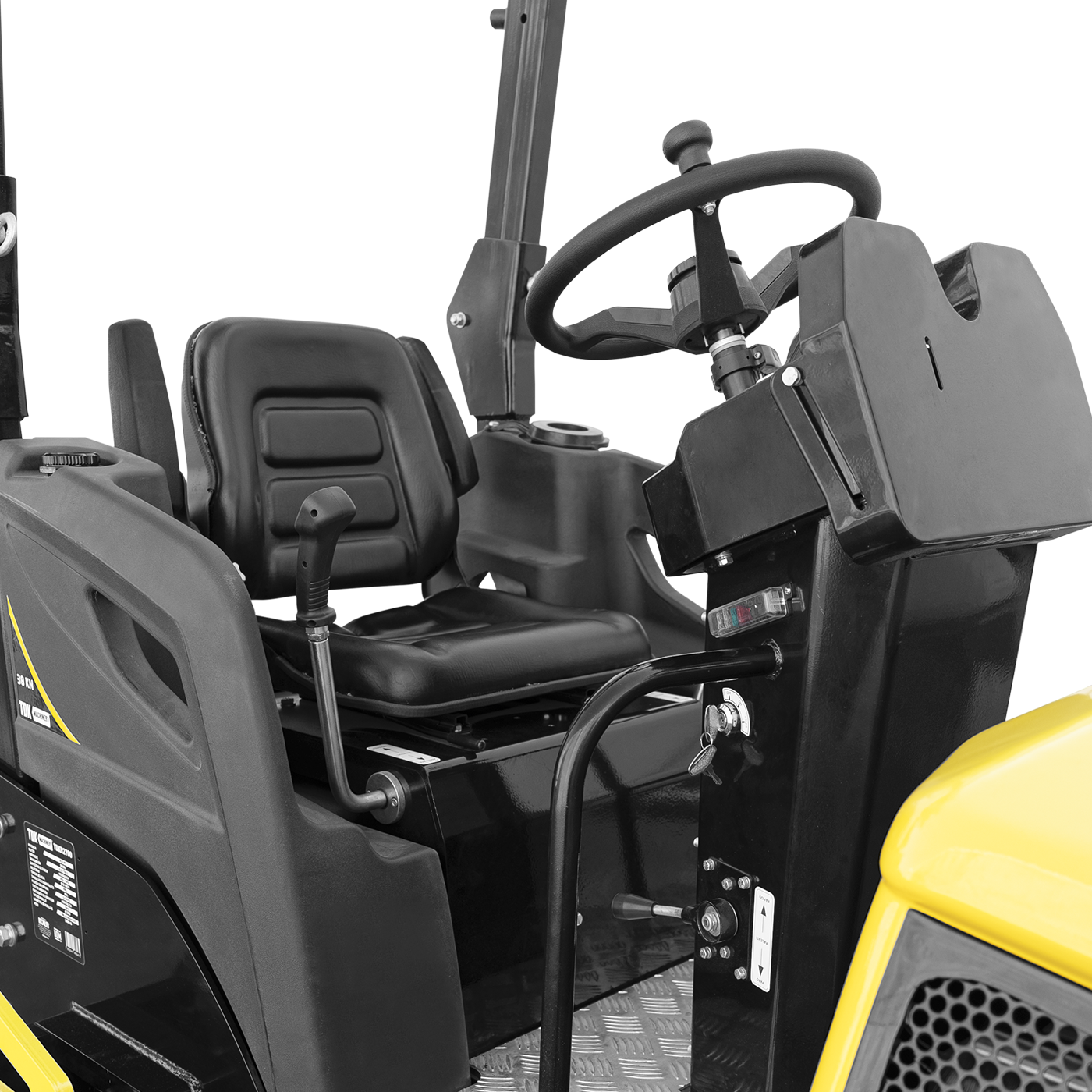 Rodillo Vibrador Motor A Diesel De 35.5 Hp Hombre A Bordo Direccion Hidraulica TDK - TDKR2700