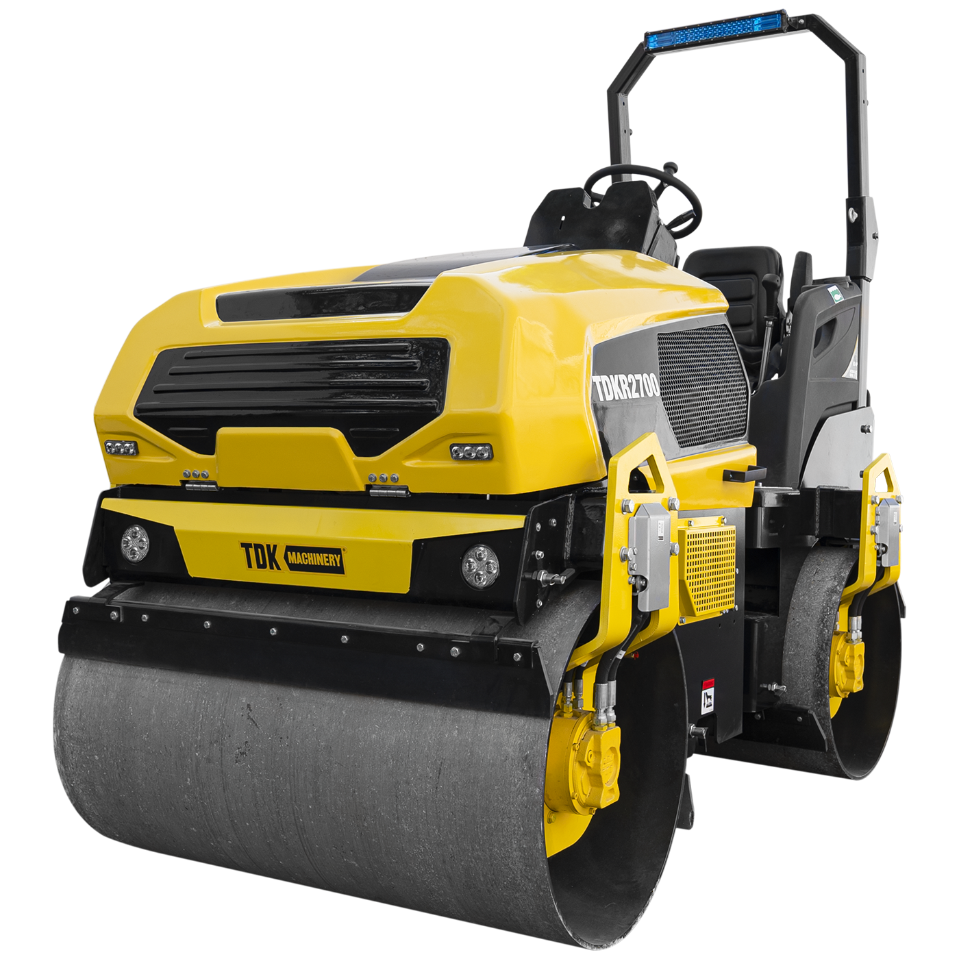 Rodillo Vibrador Motor A Diesel De 35.5 Hp Hombre A Bordo Direccion Hidraulica TDK - TDKR2700