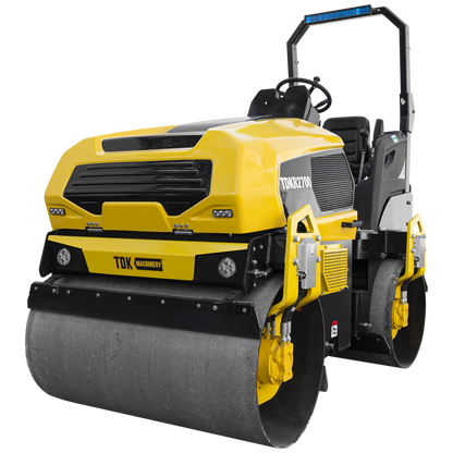 Rodillo Vibrador Motor A Diesel De 35.5 Hp Hombre A Bordo Direccion Hidraulica TDK - TDKR2700