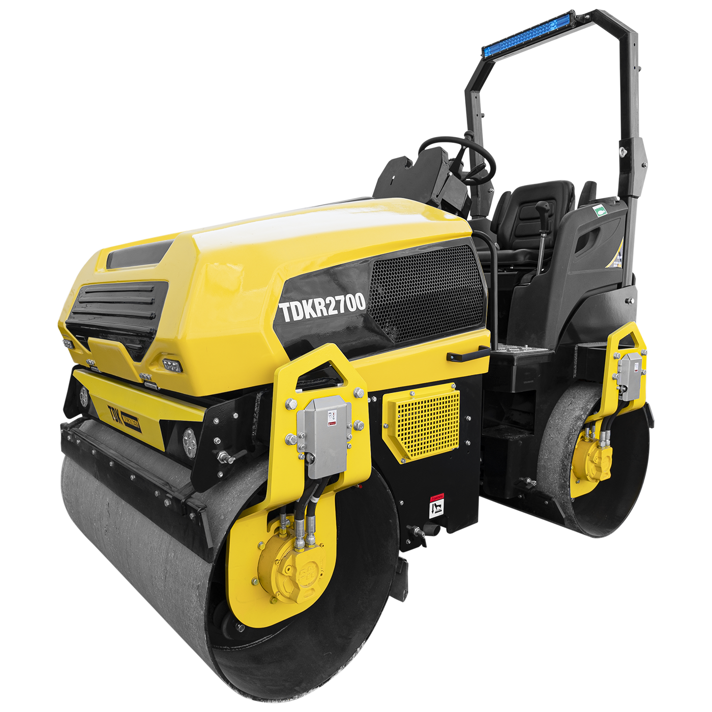 Rodillo Vibrador Motor A Diesel De 35.5 Hp Hombre A Bordo Direccion Hidraulica TDK - TDKR2700