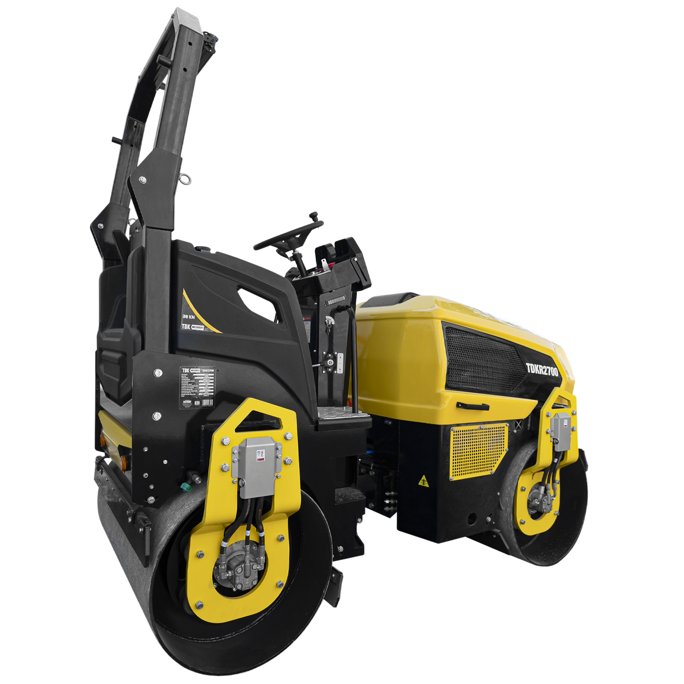 Rodillo Vibrador Motor A Diesel De 35.5 Hp Hombre A Bordo Direccion Hidraulica TDK - TDKR2700