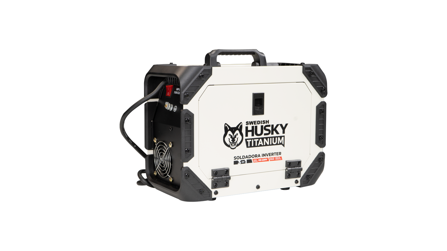 Soldadora Inverter Profesional 3 En 1 TIG/MIG/MMA Doble Voltaje  120A 110v/220v SWEDISH HUSKY TITANIUM  TM3120