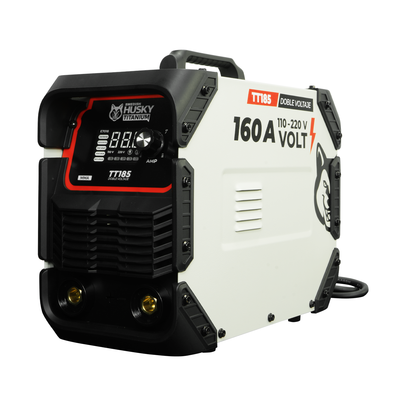 Soldadora Inverter Profesional 120A/160A 110V/220V SWEDISH HUSKY TITANIUM TT185