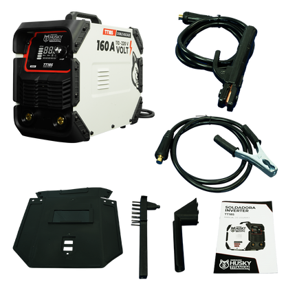 Soldadora Inverter Profesional 120A/160A 110V/220V SWEDISH HUSKY TITANIUM TT185