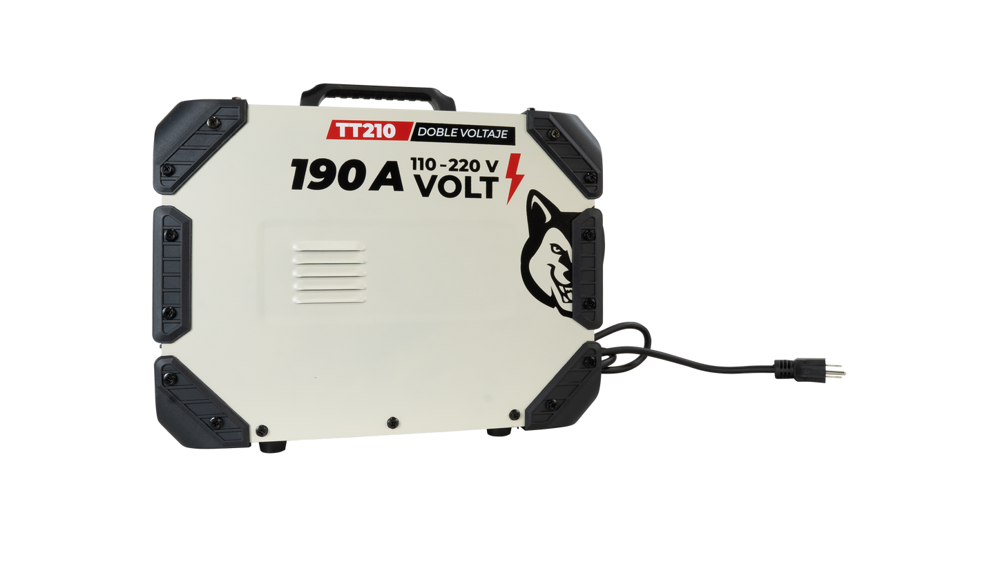 Soldadora Inverter Profesional 140A/190A  A 110v/220v SWEDISH HUSKY TITANIUM TT210