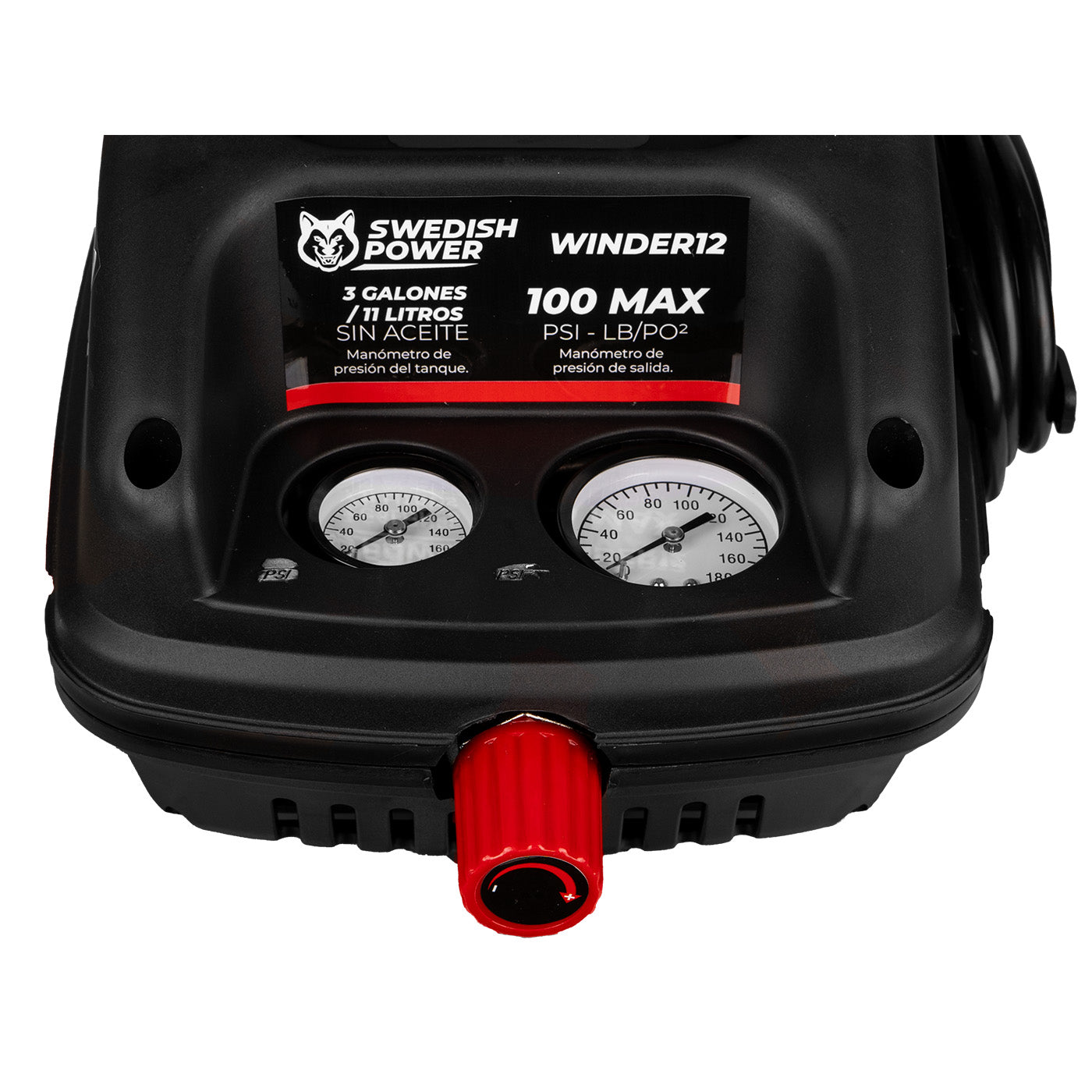 Mini Compresor De Aire Eléctrico Swedish Power 1/2 Hp 11 Litros C/Manguera y Soplador – Winder12