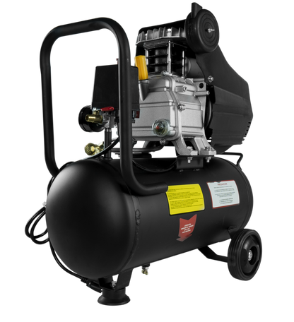 Kit Compresor de Aire Eléctrico De 2.5 Hp 110V Con Tanque De 25 Litros Y 115 Psi Con Pistola de Baja Presión y Manguera De 3 Metros Husky WINDER25