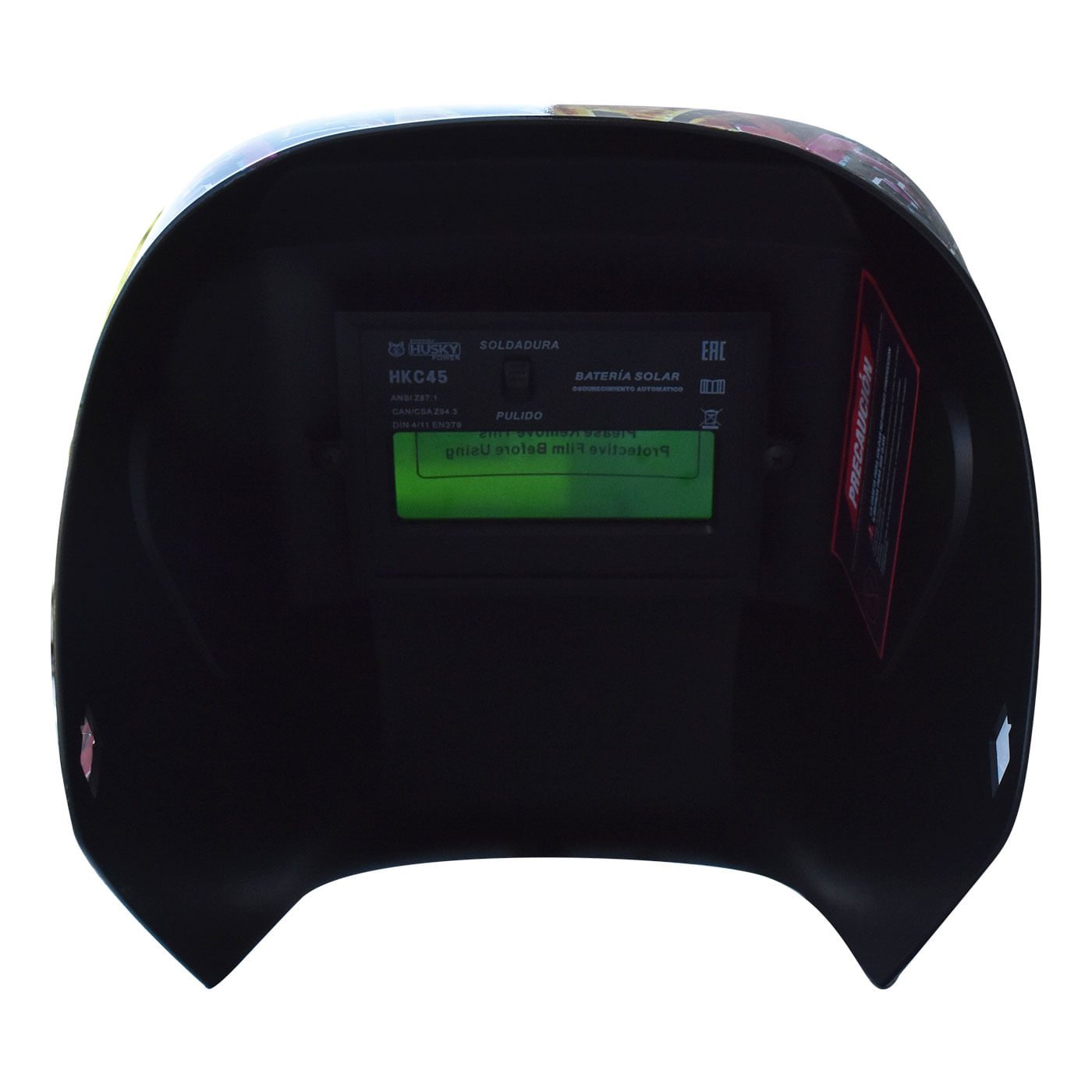 Careta Para Soldar Electrónica De Sombra Variable Grafiti Husky HKC45
