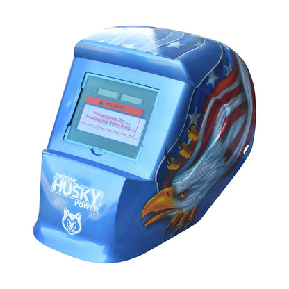 Careta Para Soldar Electrónica De Sombra Variable Águila Husky HKC55