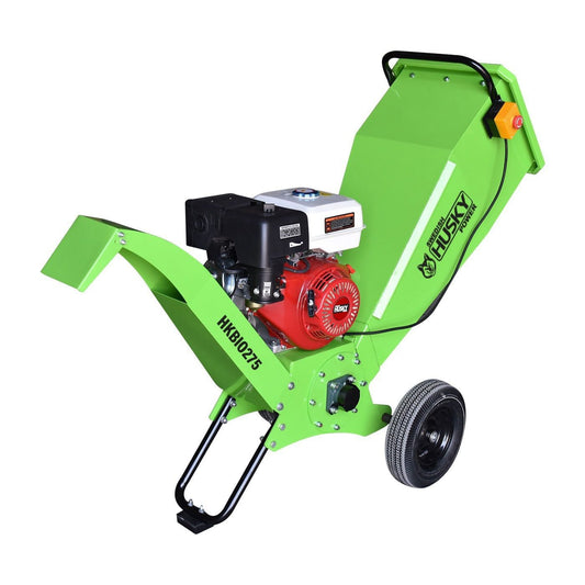 Biotrituradora Chipeadora de Ramas y Troncos Husky Diámetro Máximo de Corte de 3" o 7.5 Cm con Motor a Gasolina 6.5 HP Husky HKBIO275-HK65