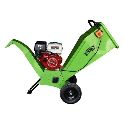 Biotrituradora Chipeadora de Ramas y Troncos Husky Diámetro Máximo de Corte de 3" o 7.5 Cm con Motor a Gasolina 6.5 HP Husky HKBIO275-HK65