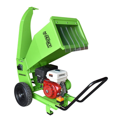Biotrituradora Chipeadora de Ramas y Troncos Husky Diámetro Máximo de Corte de 4" o 10 cm con Motor a Gasolina 13 hp Husky HKBIO400-HK13