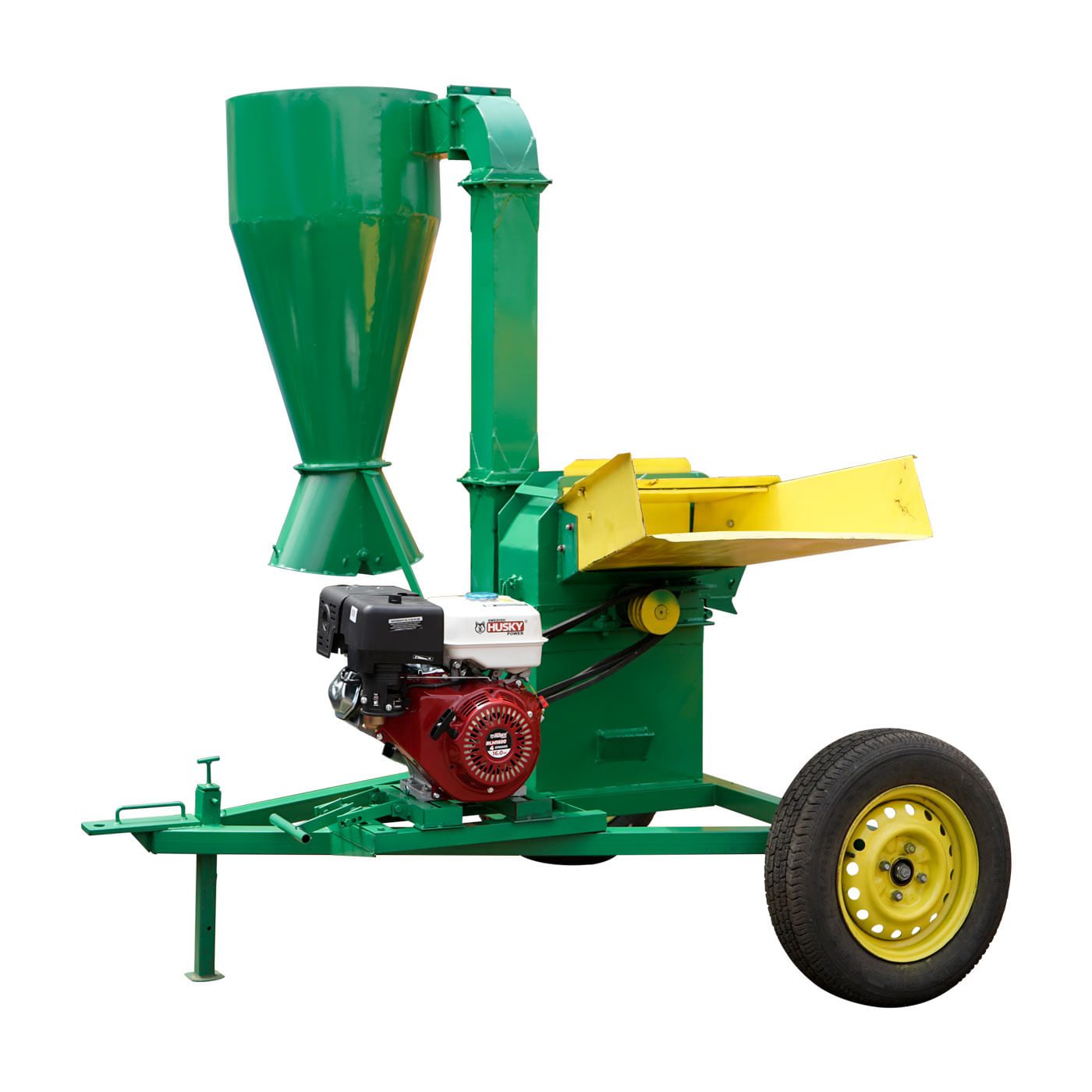 Cortadora De Forraje-Picadora Ciclon Encostalador Rhinn 13 C/Motor Husky 16 HP RKPDC30R-HSK16