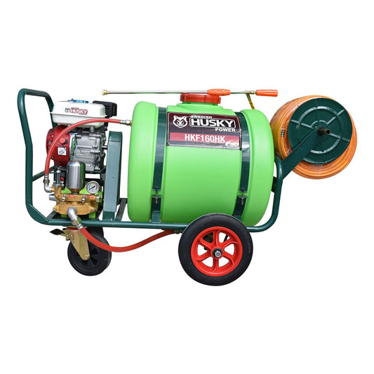 Fumigadora Parihuela De Pistones Con Motor Husky 6.5 Hp Tanque De 160L Y Manguera De 100m Husky HKF160HK