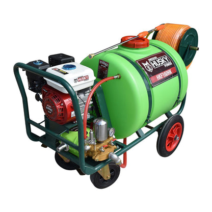 Fumigadora Parihuela De Pistones Con Motor Husky 6.5 Hp Tanque De 160L Y Manguera De 100m Husky HKF160HK