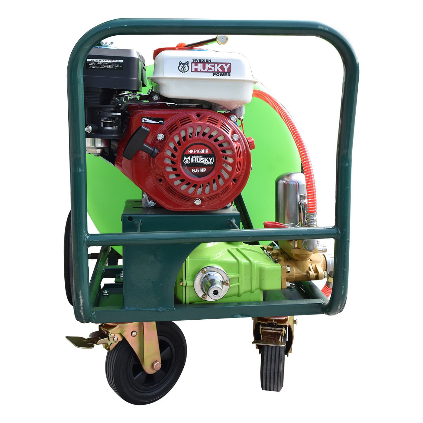 Fumigadora Parihuela De Pistones Con Motor Husky 6.5 Hp Tanque De 160L Y Manguera De 100m Husky HKF160HK