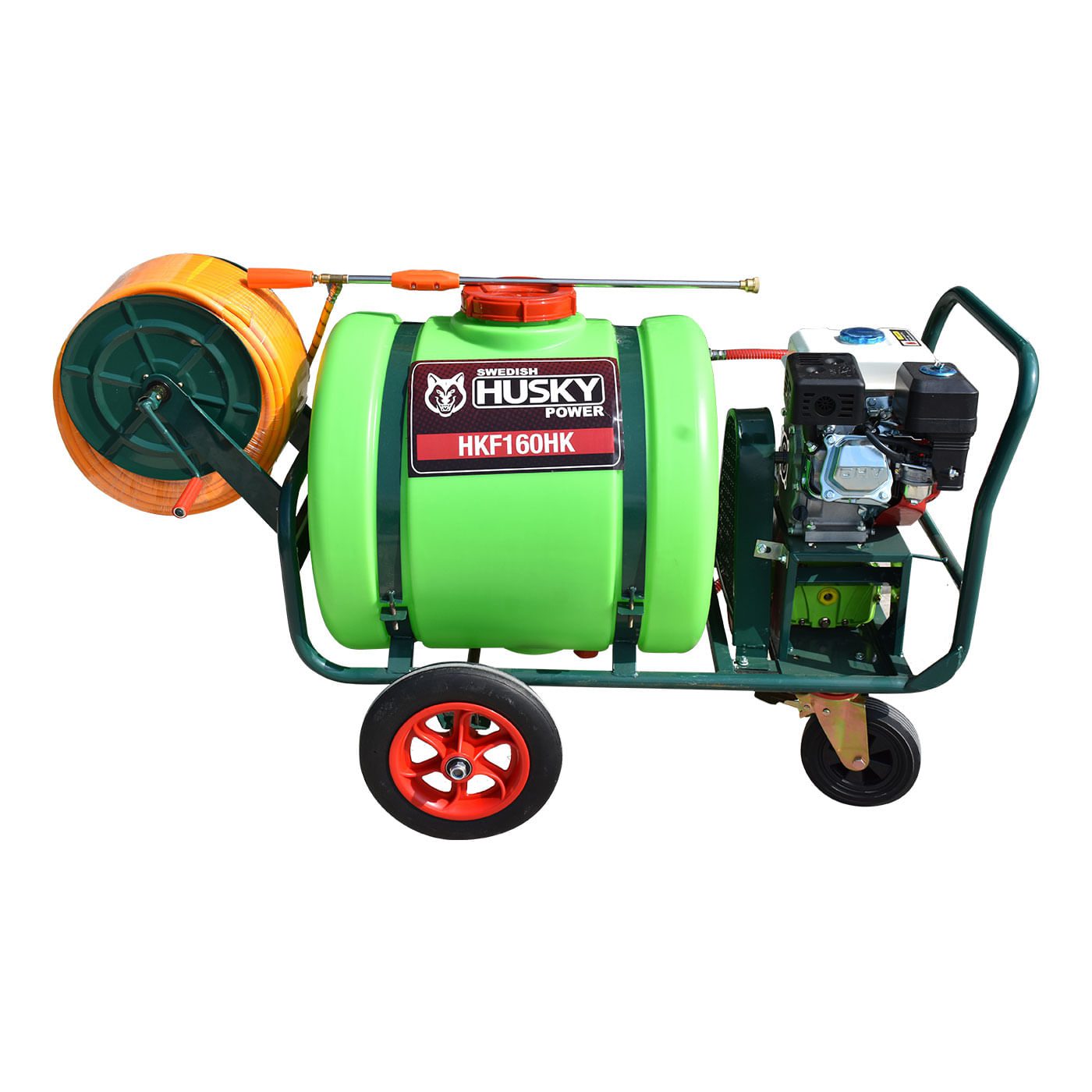 Fumigadora Parihuela De Pistones Con Motor Husky 6.5 Hp Tanque De 160L Y Manguera De 100m Husky HKF160HK