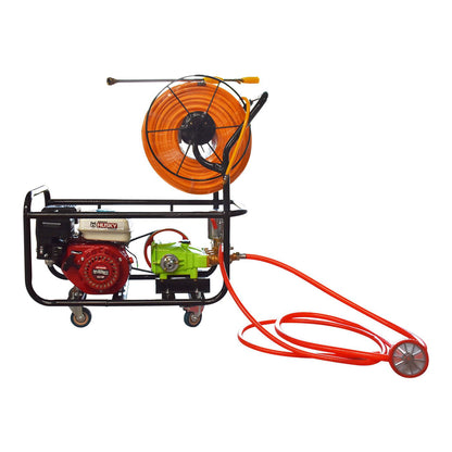 Fumigadora Parihuela De Pistones Con Motor Husky 6.5 Hp Con Base y Carrete 100m Husky HKF365HK