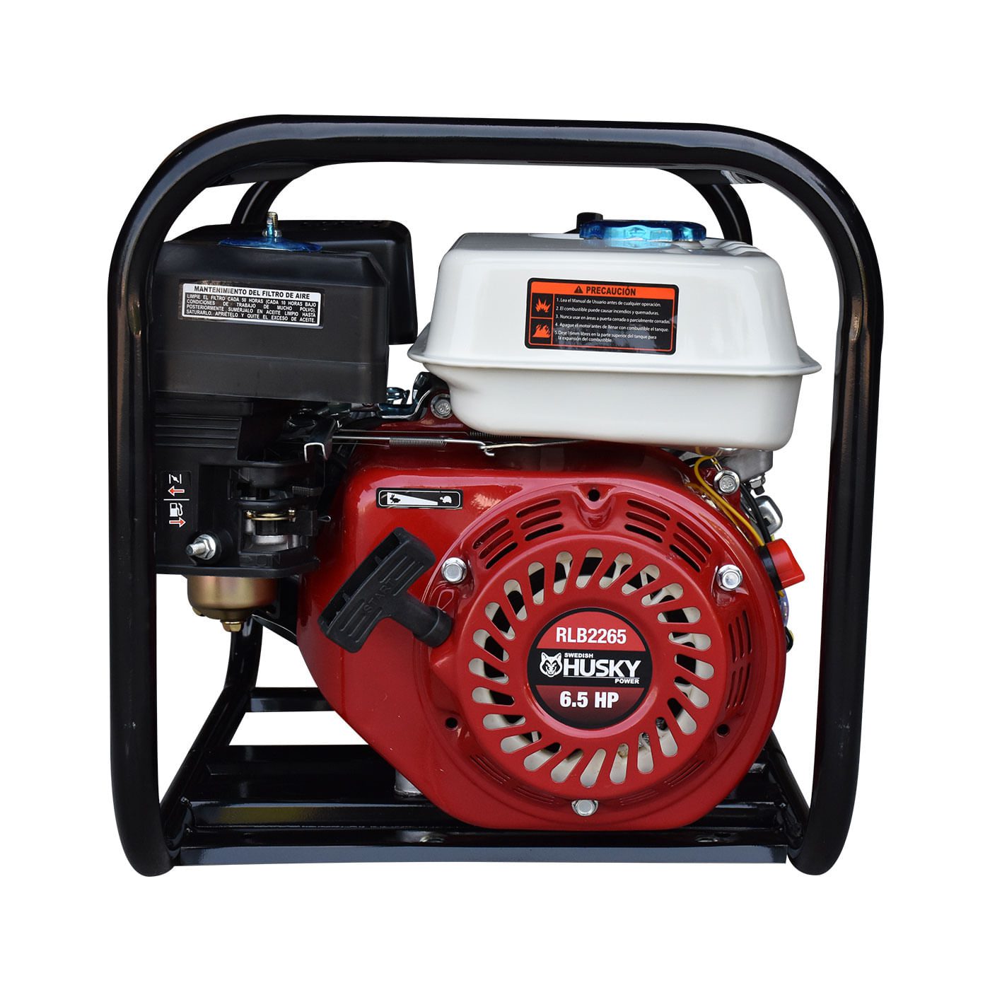 Motobomba A Gasolina 200cc 6.5 Hp Autocebante 4 Tiempos 2"x2" Husky RLB2265