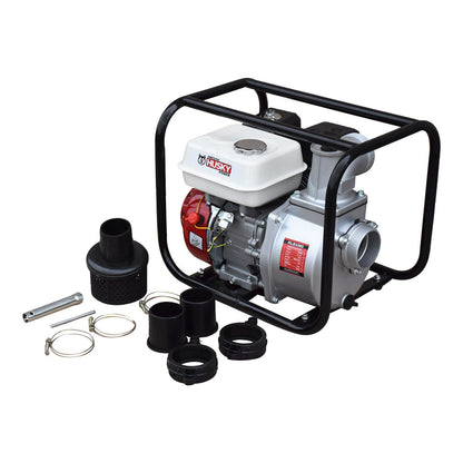 Motobomba A Gasolina 200cc 6.5 Hp Autocebante 4 Tiempos 3"x3" Husky RLB3365