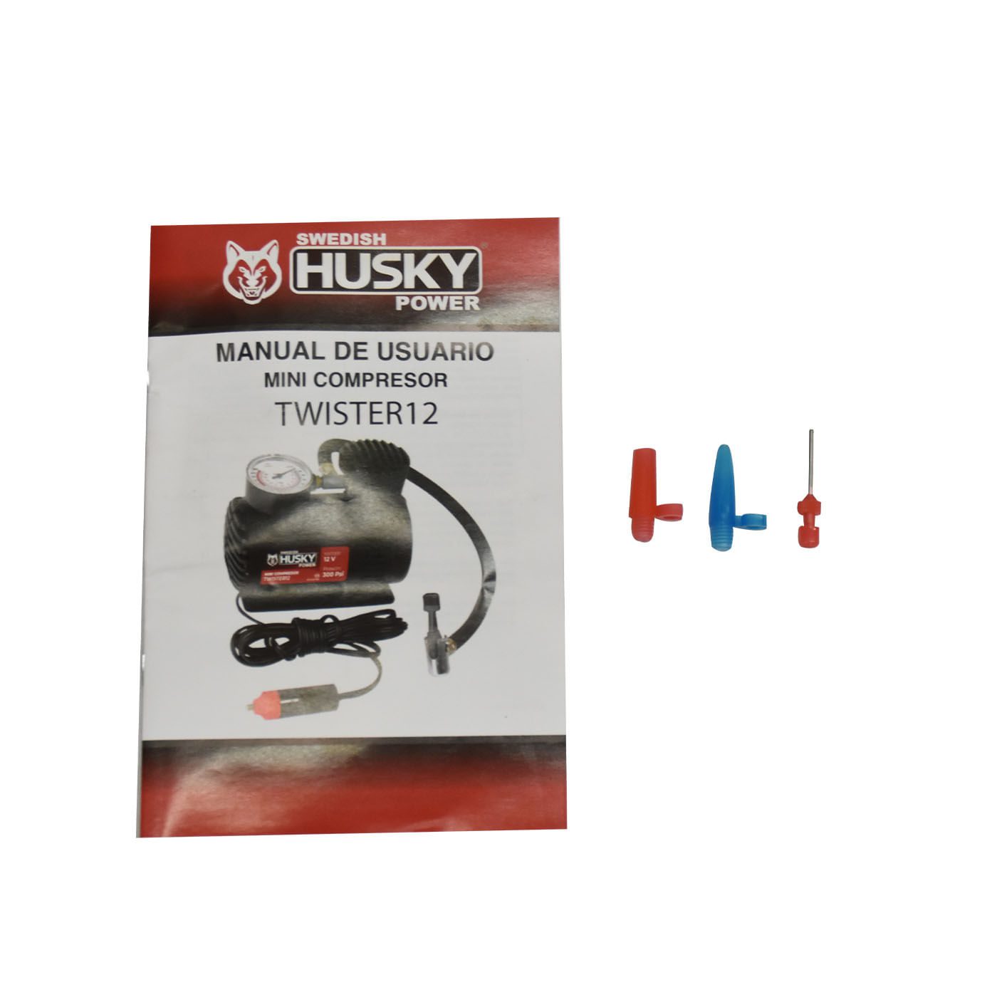 Mini Compresor De Aire Husky 12v 300 Psi Manguera 40 Cm – Twister12