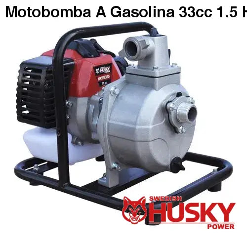 Motobomba A Gasolina 33cc 1.5 Hp Portátil Aucotcebante 2
