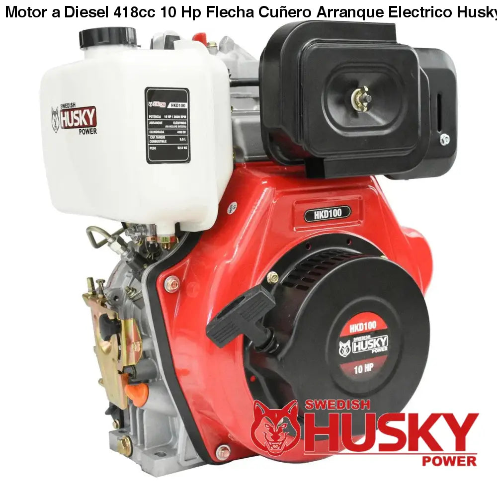 Motor a Diesel 418cc 10 Hp Flecha Cuñero Arranque Electrico