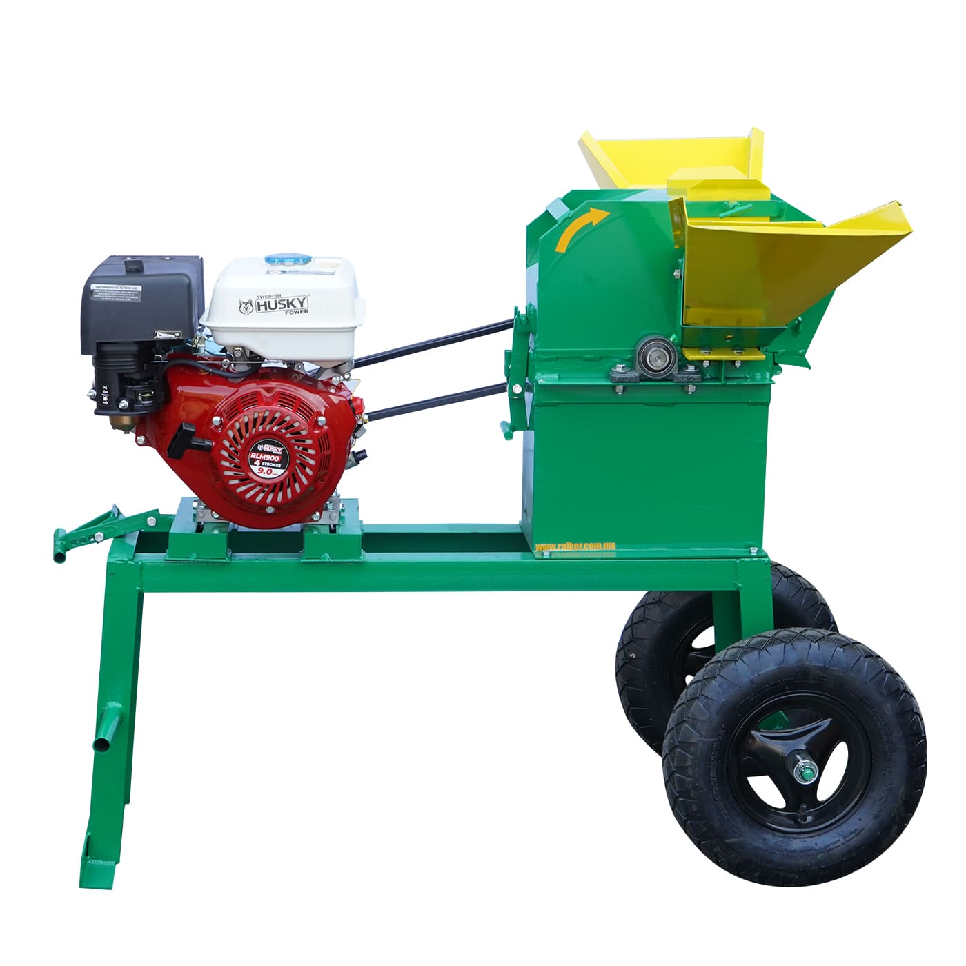 Picadora Desintegradora de Forraje Modelo 2000 con Motor Husky 6.5 Hp a Gasolina RKP2000B-RE65