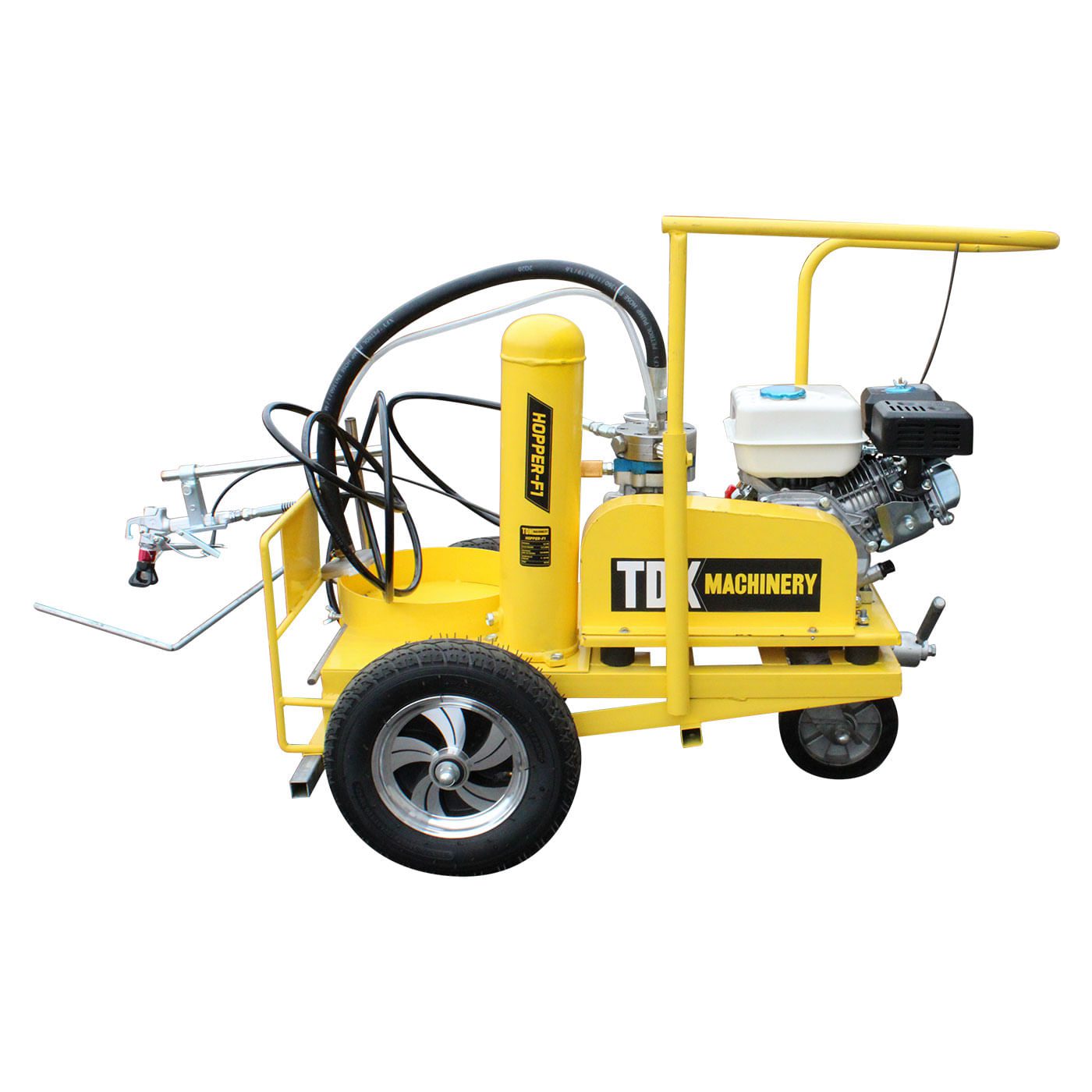 Maquina Pinta Rayas Con Motor a Gasolina 4 Tiempos 6.5 Hp Husky Power HOPPER-F1