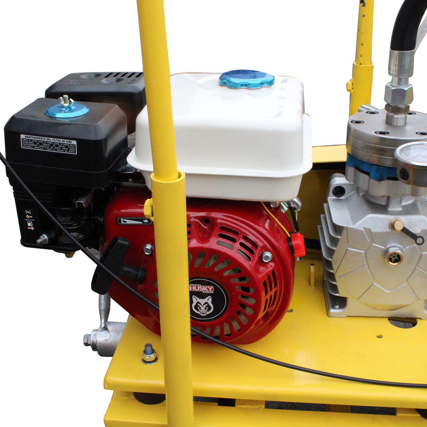 Maquina Pinta Rayas Con Motor a Gasolina 4 Tiempos 6.5 Hp Husky Power HOPPER-F1