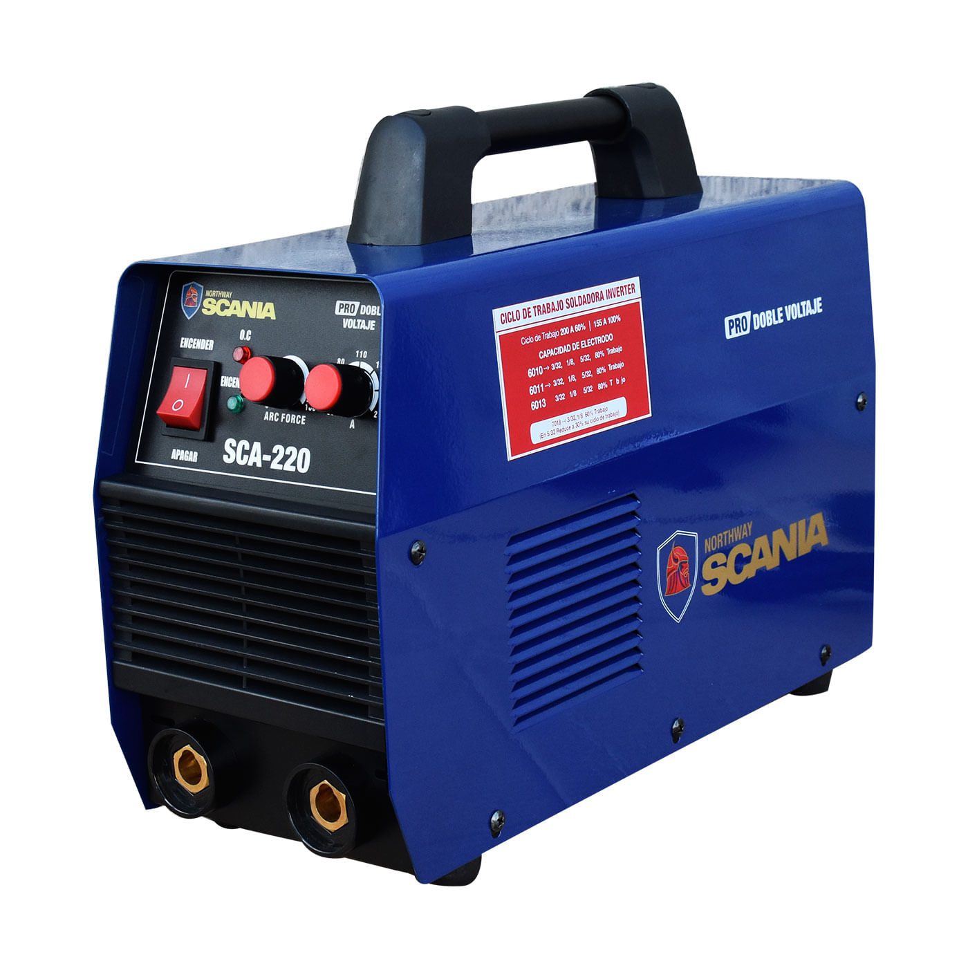 Soldadora  Profesional Inverter 110V/155A 220V/200A NORWAY SCANIA SCA-220