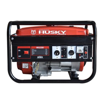 Generador A Gasolina Portátil 200cc 6.5 Hp 4 Tiempos 2000W-22000W Husky HKG2200