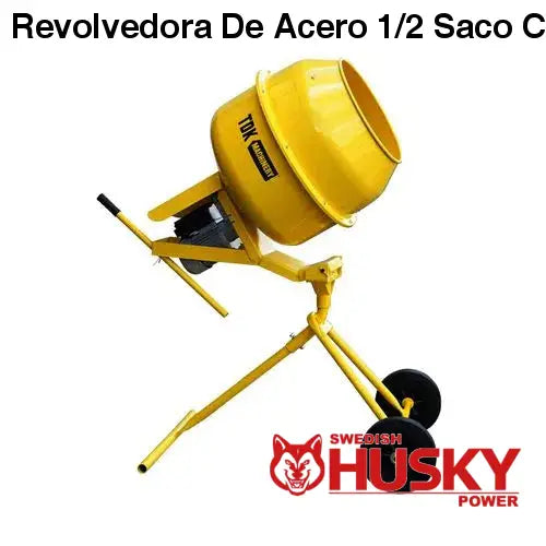 Revolvedora De Acero 1/2 Saco Con Motor Eléctrico 1.2 Hp