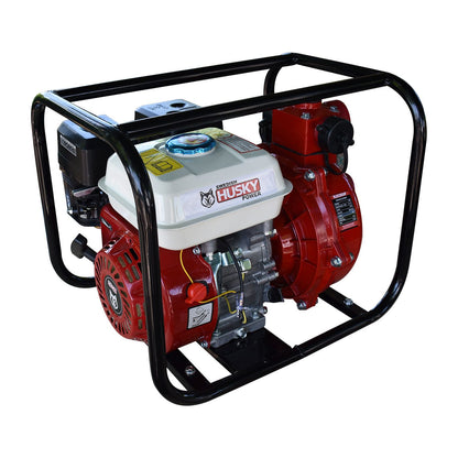 Motobomba A Gasolina 200cc 6.5 Hp Autocebante De Alta Presión 4 Tiempos 2"x2" Husky RLB2265APM
